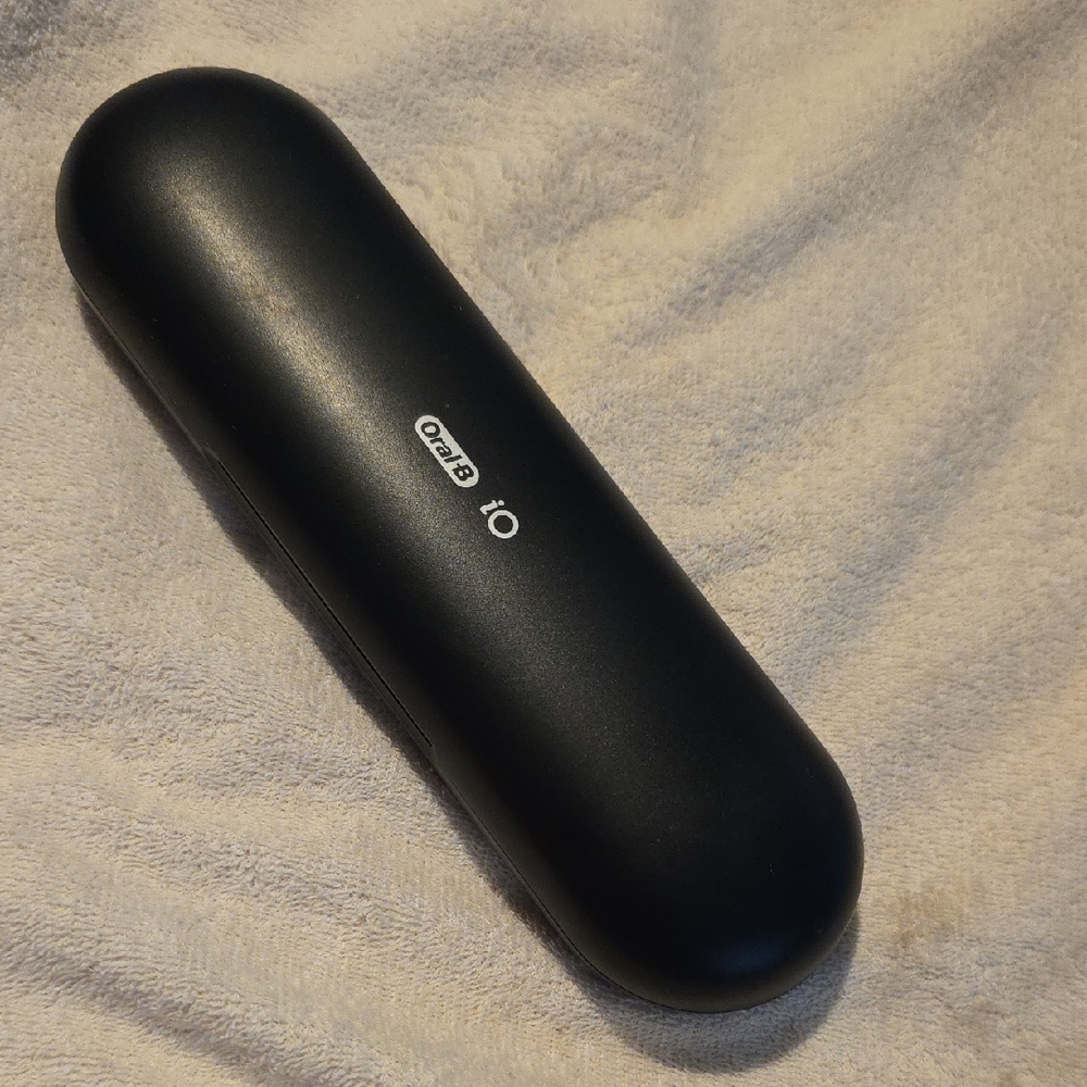 Oral-B iO Black Toothbrush, Case, Charger, & 8 Brushs